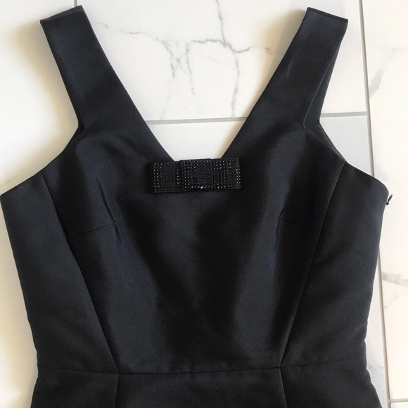 Kate Spade Black Bow Mini Dress - Picture 2 of 7
